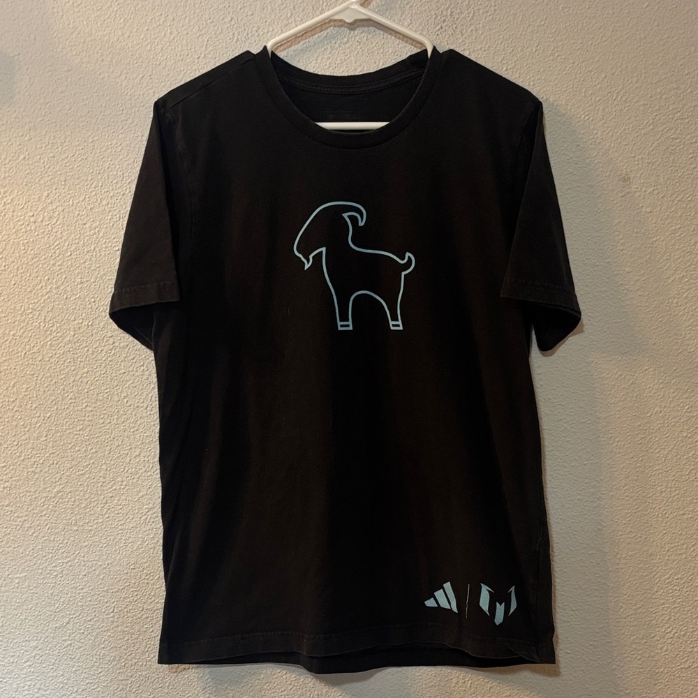 Adidas Black Crew Neck Tee